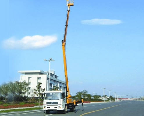 Aerial work truck